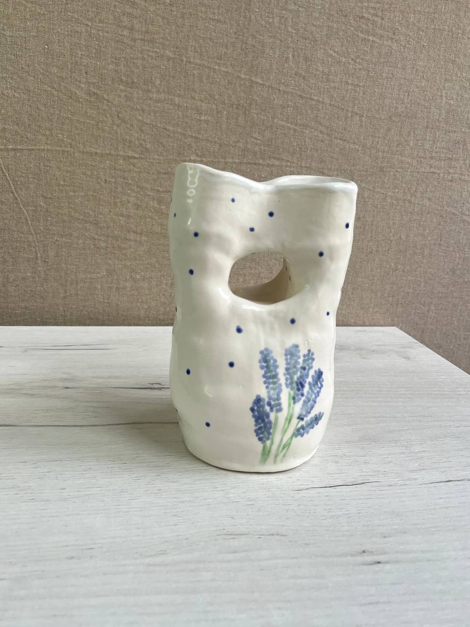 Ваза handmade Лавандовая нежность
